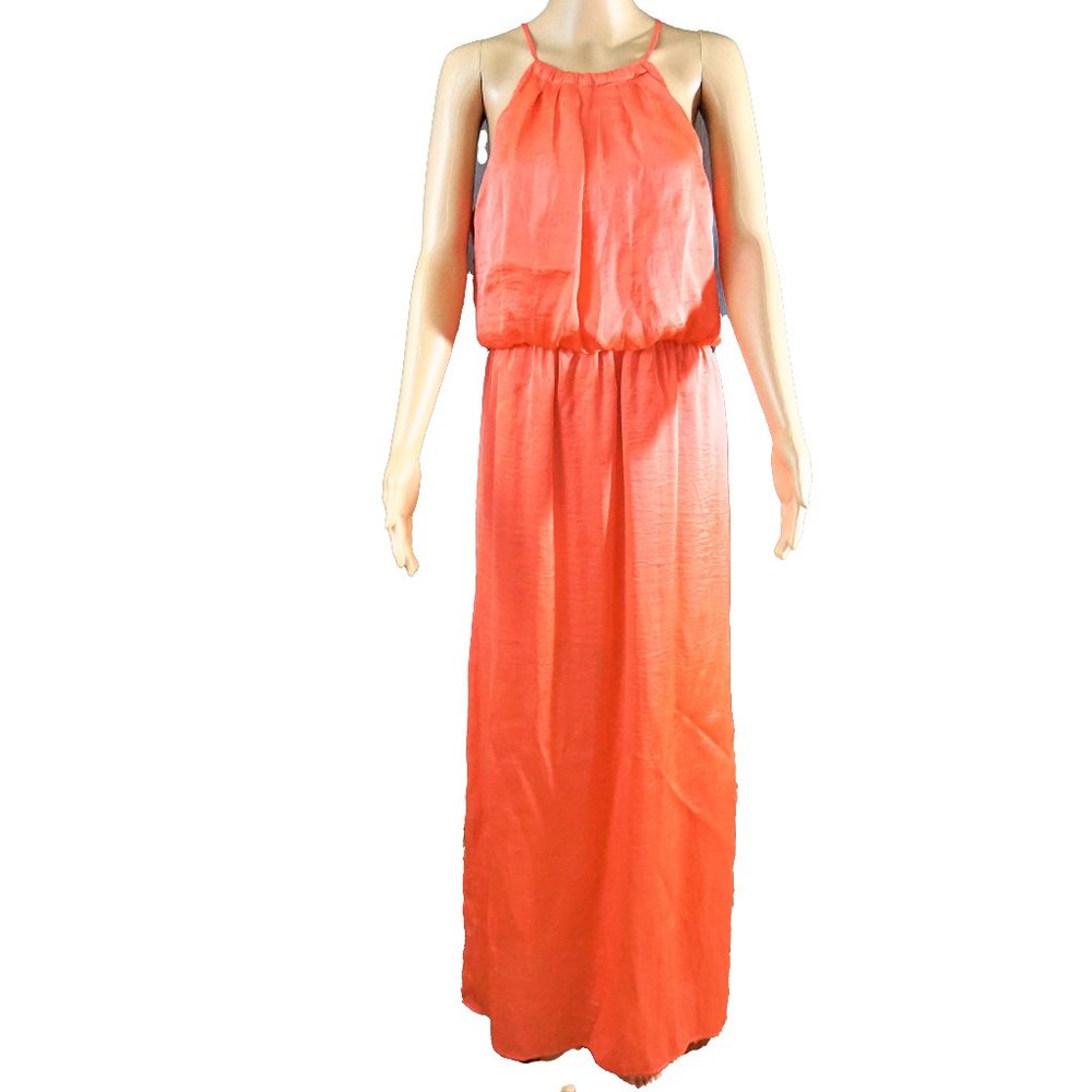Bisou Bisou Maxi Coral Dress